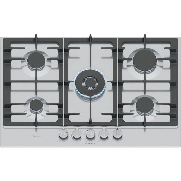 Bosch Series 6 PCQ7A5I90 75cm Gas Hob - St/Steel