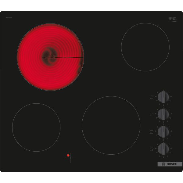 Bosch Series 2 PKE611CA3E 60cm Electric Hob - Black Glass