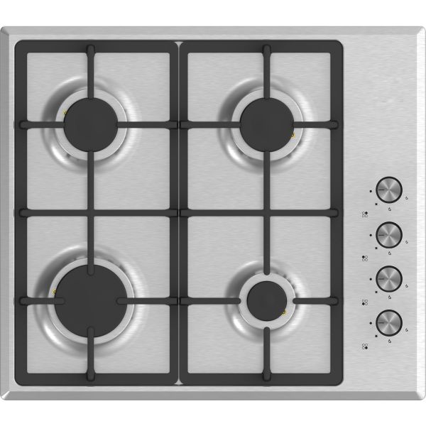 Prima PRGH108 60cm Gas Hob (Cast Iron) - St/Steel
