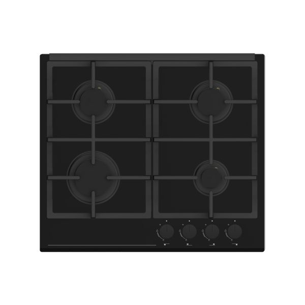 Prima PRGH218 60cm Gas on Glass Hob - Black
