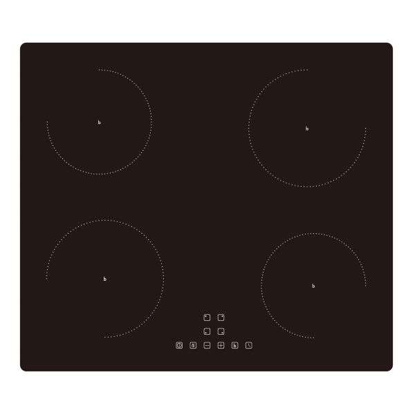 Prima PRIH021 60cm Induction Hob (13A Plug) - Black