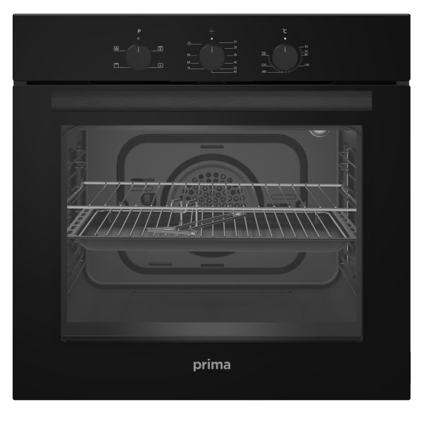 Prima PRSO105 Single Electric Fan Oven - Black
