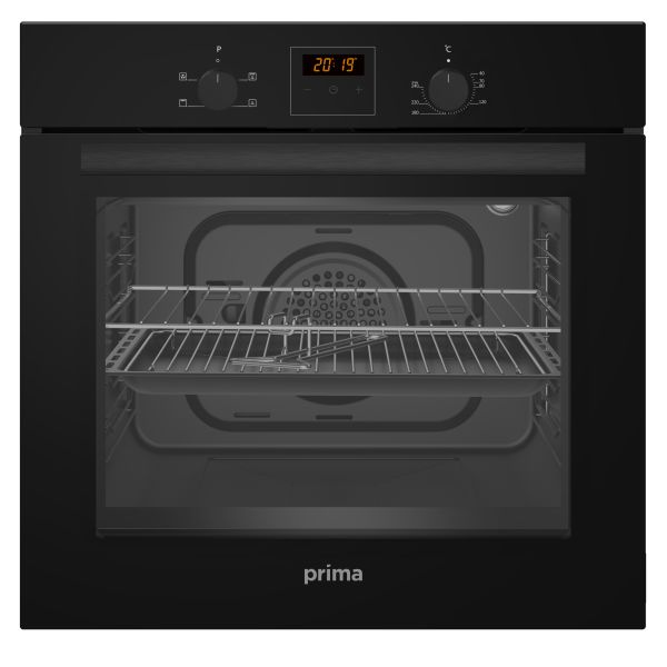 Prima PRSO107 Single Electric Fan Oven - Black