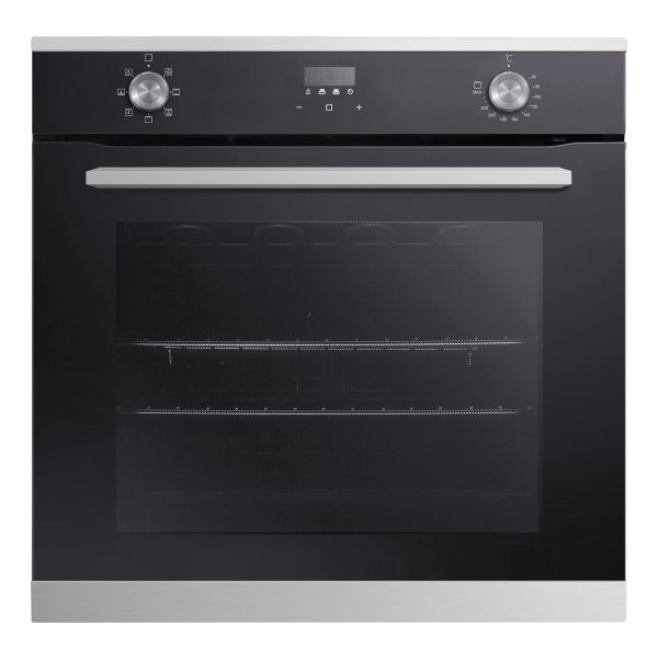 Prima PRSO112 Single Electric Oven - Black & St/Steel