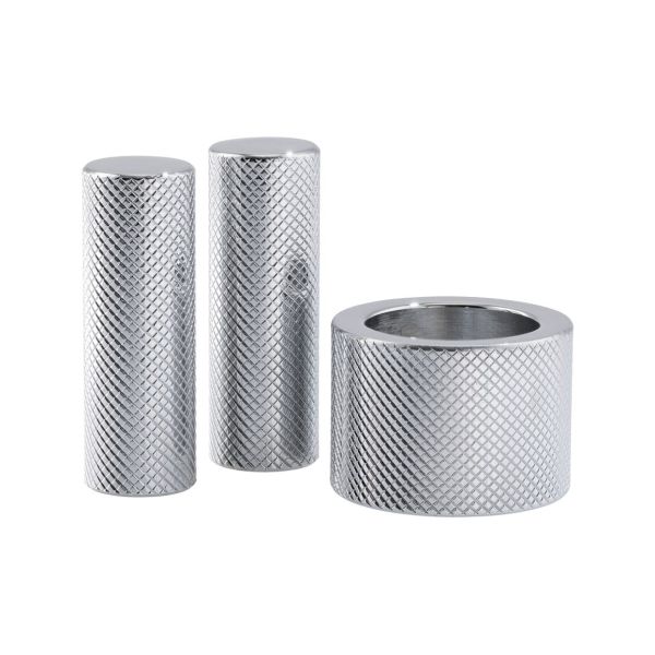Abode Persona Knurled Handle & Aerator Pack - Chrome