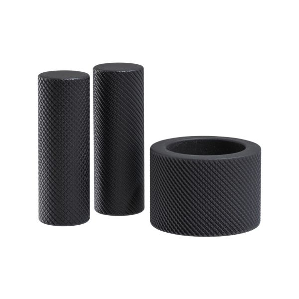 Abode Persona Knurled Handle & Aerator Pack - Matt Black