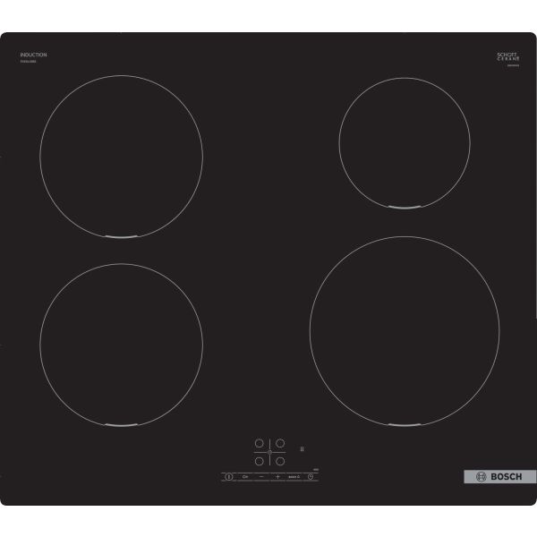 Bosch Series 4 PUE611BB5E 60cm Induction Hob - Black