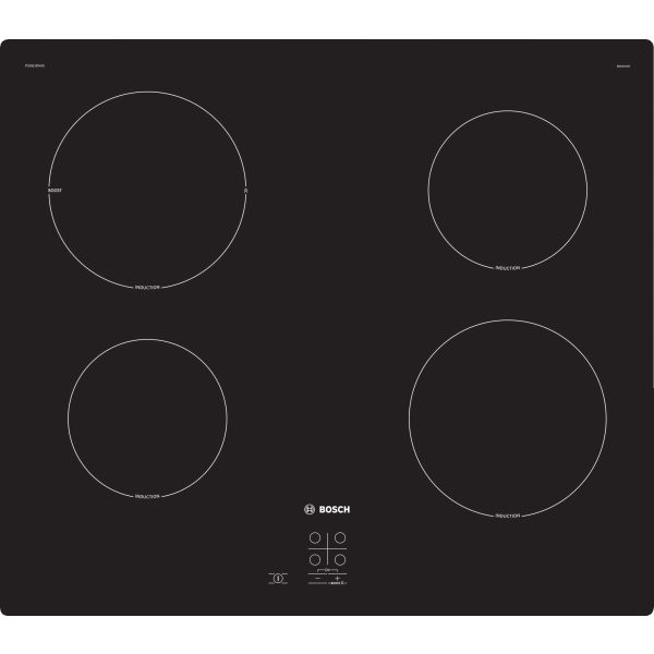 Bosch Series 2 PUG61RAA5B 60cm Induction Hob - Black Glass