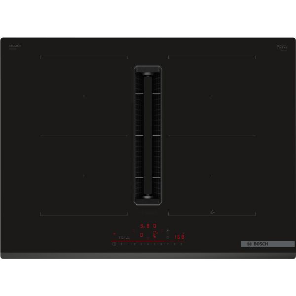 Bosch Series 6 PVQ731H26E 70cm Venting CombiZone Induction Hob - Black