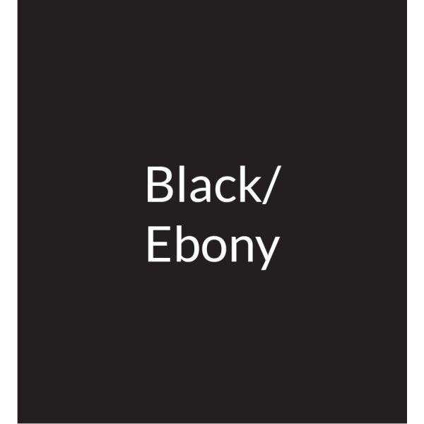 Prima LES001 60cm Straight Glass Splashback - Ebony Black