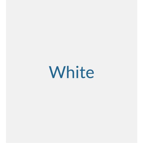 Prima LES002 60cm Straight Glass Splashback - White