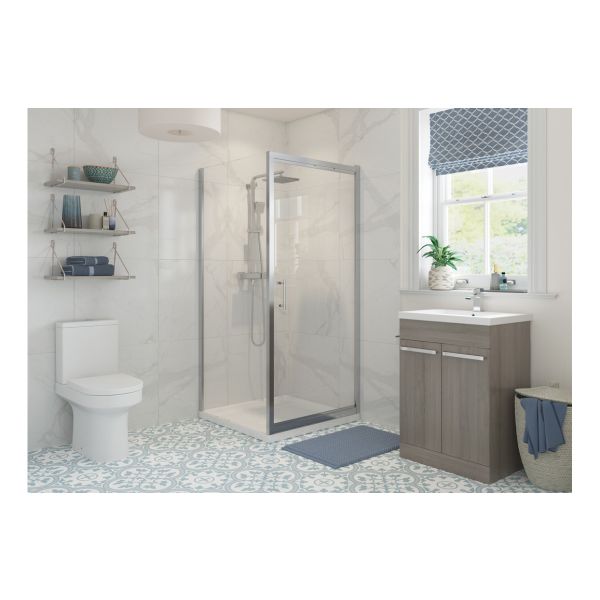 Apollo Chrome Infold Doors