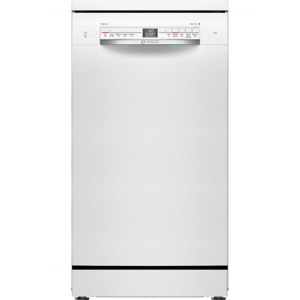 Bosch Series 2 SPS2IKW01G F/S 9 Place Slim Dishwasher - White