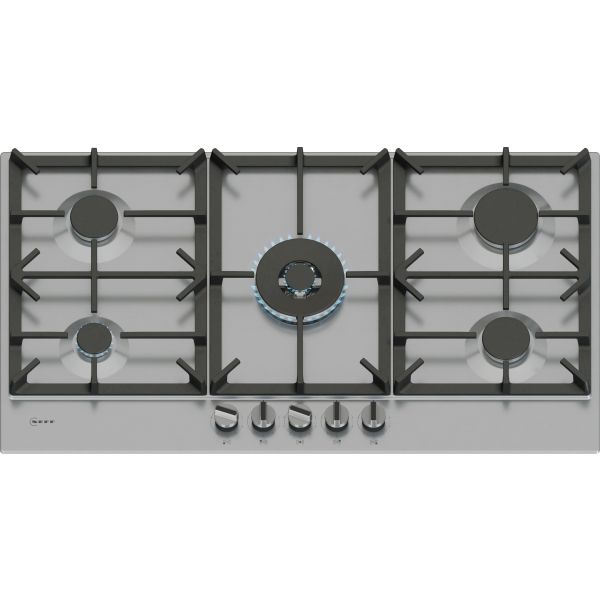 Neff N70 T29CIR8N0 90cm Gas Hob - St/Steel