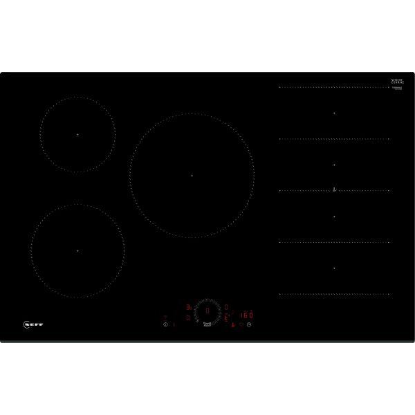 Neff N70 T68FHV4L0 80cm Induction Hob - Black Glass