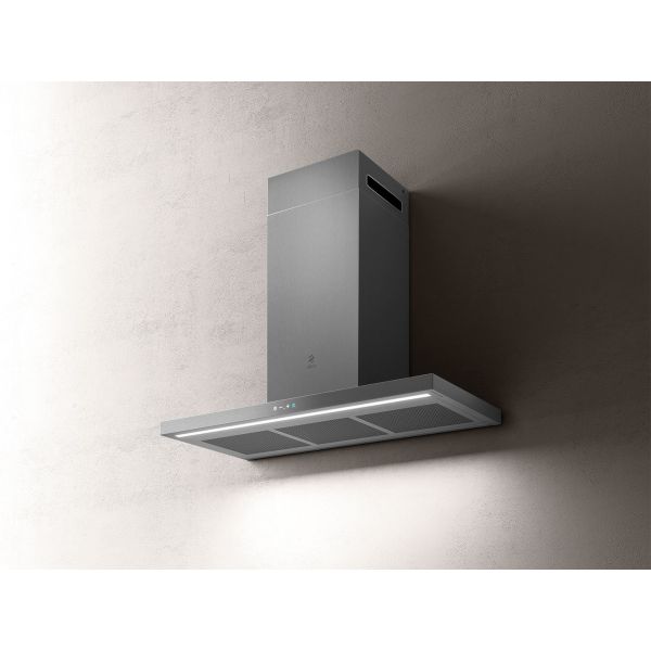 Elica Thin 90cm Slimline Chimney Hood - St/Steel