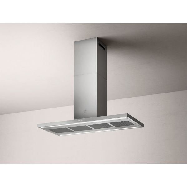 Elica Thin 120cm Slimline Island Hood - St/Steel