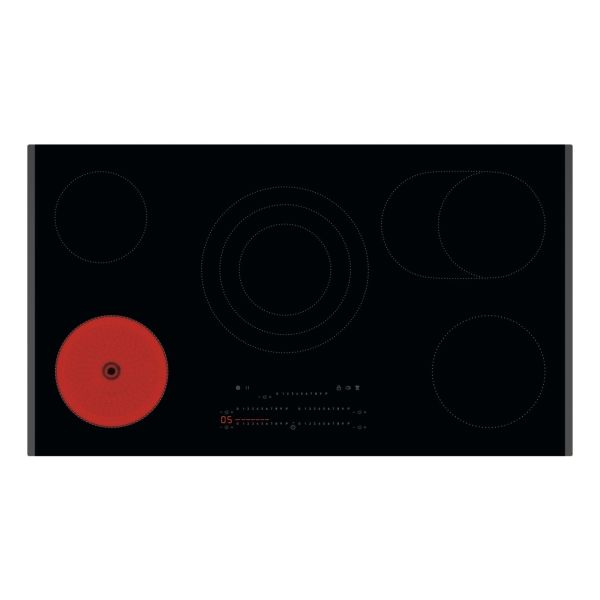 AEG TP95RA07FB 90cm Ceramic Hob - Black Glass