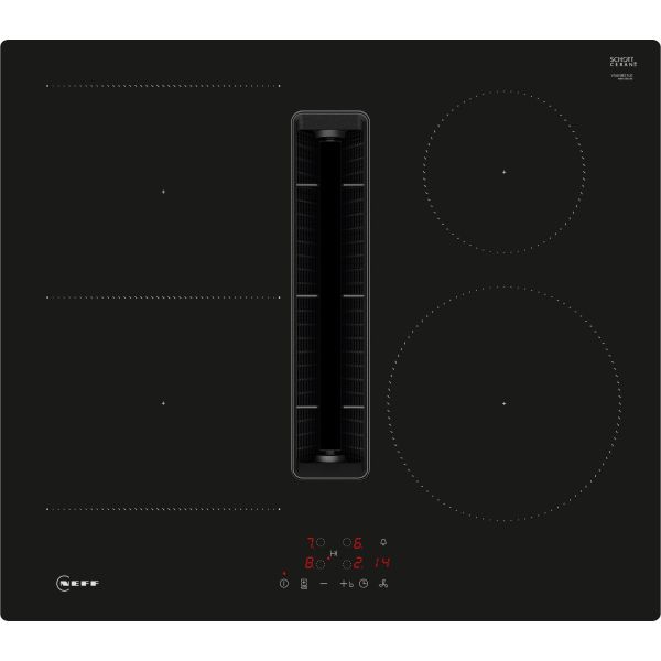Neff N50 V56NBS1L0 60cm Venting Induction Hob - Black