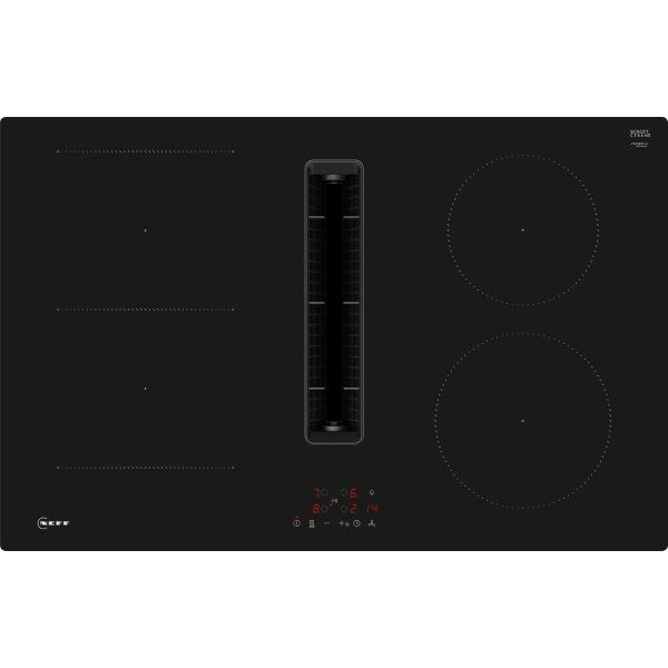 Neff N50 V58NBS1L0 80cm Venting Induction Hob - Black
