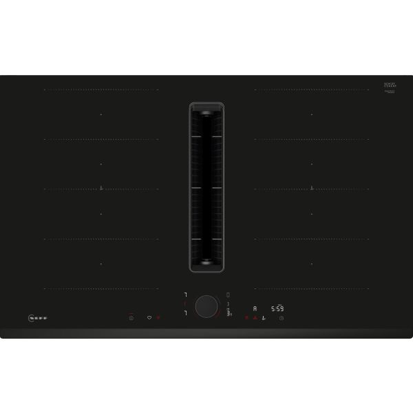 Neff N90 V68FUX4L0 80cm Venting Induction Hob - Black Glass