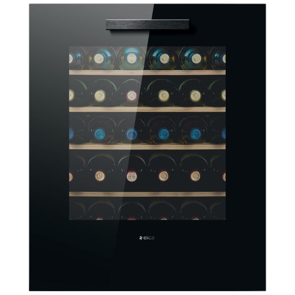Elica Veritas BI36 B/I 60cm Wine Cabinet - Black Gloss