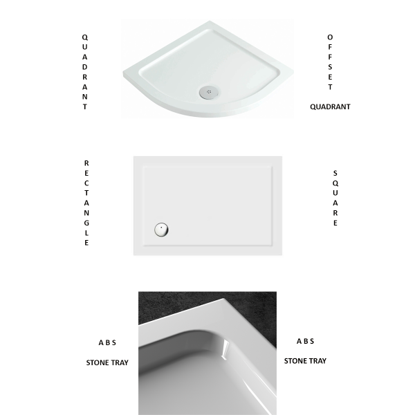 ABS Acrylic Capped Stone Trays - Prices From :