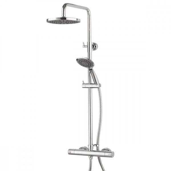 Aqualisa AQ150 Chrome Thermostatic Rainshower Set