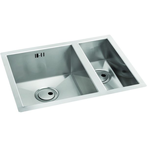 Abode Matrix R0 1.5B LHMB Undermount Sink - Brushed Steel