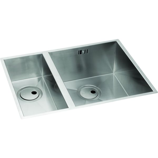 Abode Matrix R0 1.5B RHMB Undermount Sink - Brushed Steel