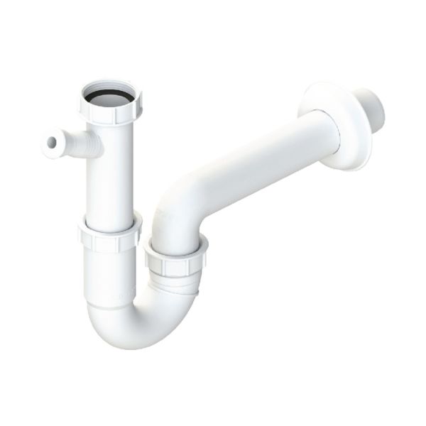 Abode Single Bowl Pipework Kit - White
