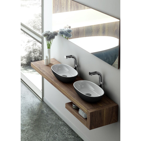Barcelona 64 Quarrycast Countertop Basin