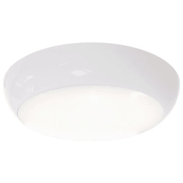 Ansell Slim Bathroom Wall/Ceiling Light White 13W 1027-1083lm IP65 Rated