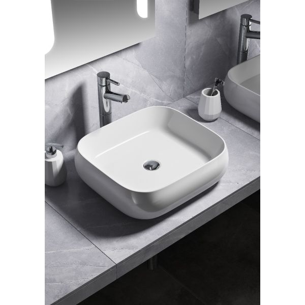 Lily Soft Square Countertop Basin (365mm x 365mm)