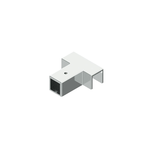 Lily Casa 8mm Chrome Wetroom T Piece For Connecting End Panels