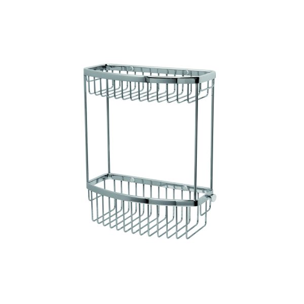 D Shaped Two Tier Basket 865C (W250 x H310 x D120mm)