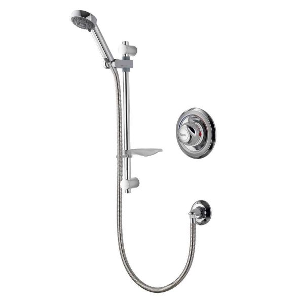 Aqualisa Colt Chrome Concealed Valve & Sliding Rail Kit