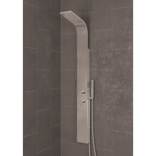 Conway Chrome Thermostatic Shower Column 1600mm High