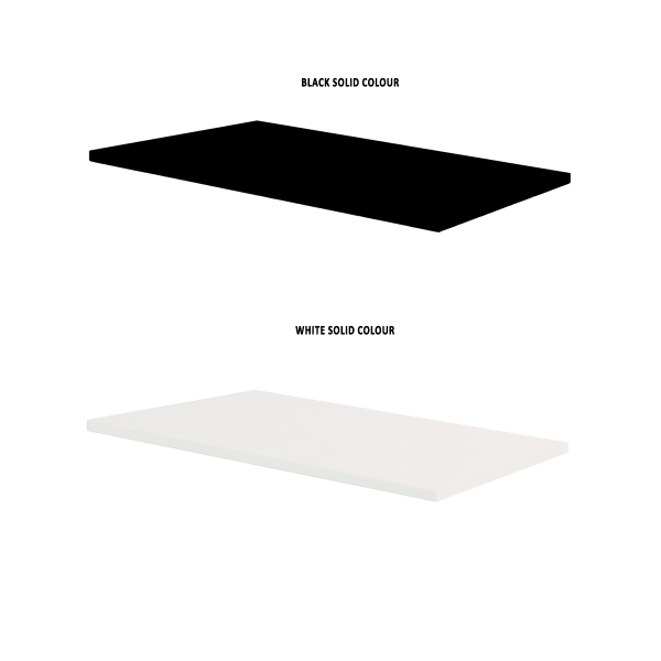 Thassos Composite Mono-Colour Counter Top Black (500mm, 600mm & 800mm)