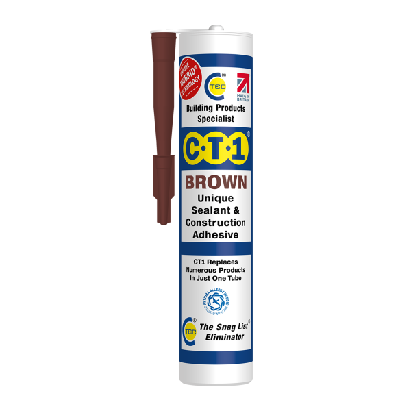 CT1 Tribrid Brown Sealant & Construction Adhesive (290 ml)