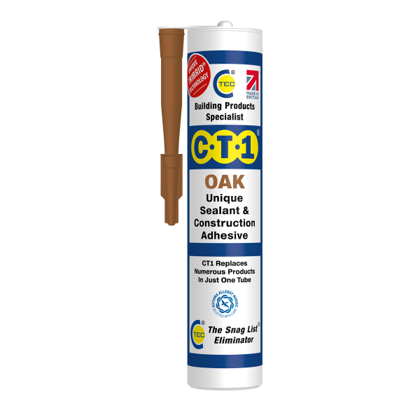 CT1 Tribrid Oak Sealant & Construction Adhesive (290 ml)