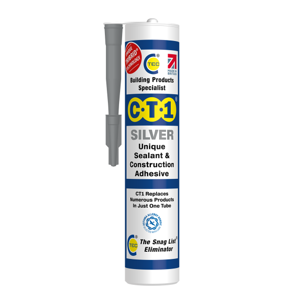 CT1 Tribrid Silver Sealant & Construction Adhesive (290 ml)