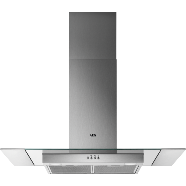AEG DIX3950S 90cm Flat Glass Island Hood - St/Steel