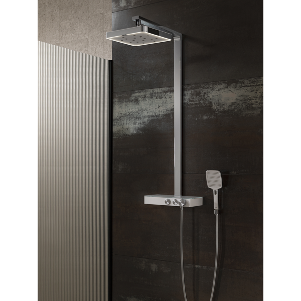 BubbleSpa Exposed Air Powered Technology Mixer Shower System
