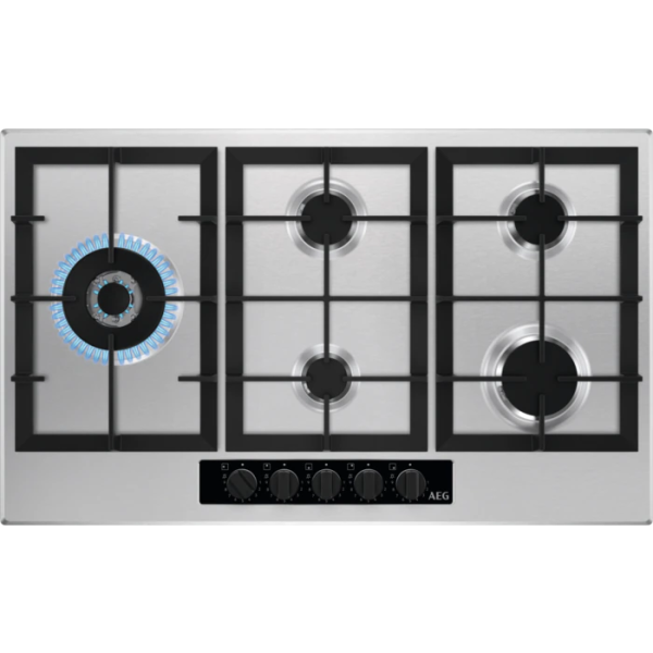 AEG HGB95522YM 90cm Gas Hob - St/Steel