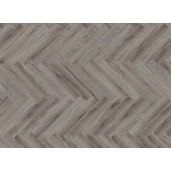 LIGNUM LUXURY VINYL “RUSTIC GREY OAK” HERRINGBONE EFFECT (Box 2.23m2)
