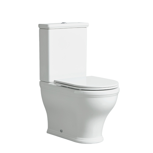 Lansdown Classic Style Close Coupled Pan & Cistern