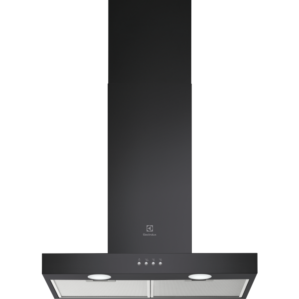 Electrolux LFT416K 60cm Flat Chimney Hood - Black