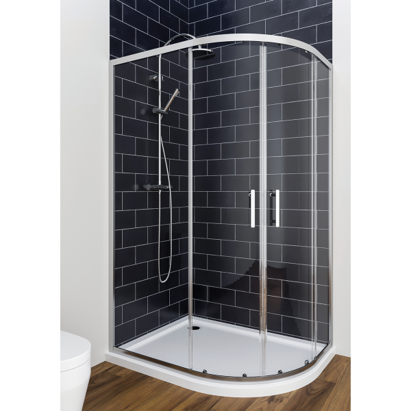 Lily Casa 2 Door Offset Chrome Quadrants : Prices from :