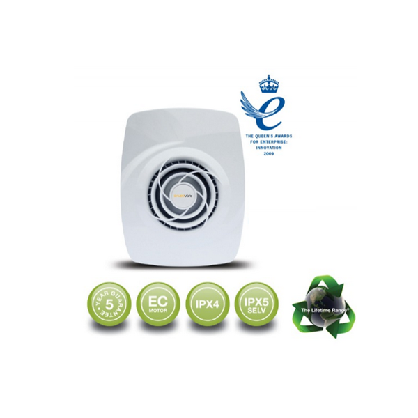 Lily Cyclone 5 Powerful Filterless Ventilation Fan White